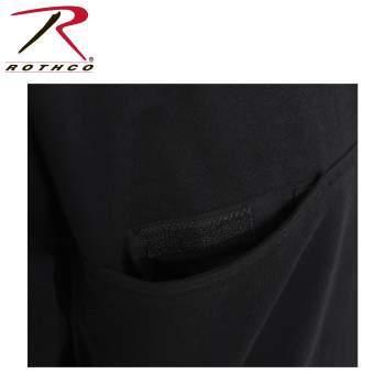 ロスコ　シャツ　ジョブシャツ　Rothco Firefighter / EMS Quarter Zip Job Shirt　Black 7650 | ROTHCO | 03