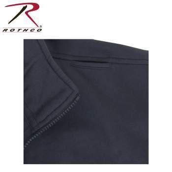 ロスコ　シャツ　ジョブシャツ　Rothco Firefighter / EMS Quarter Zip Job Shirt　Midnight Navy Blue 7750 | ROTHCO | 03