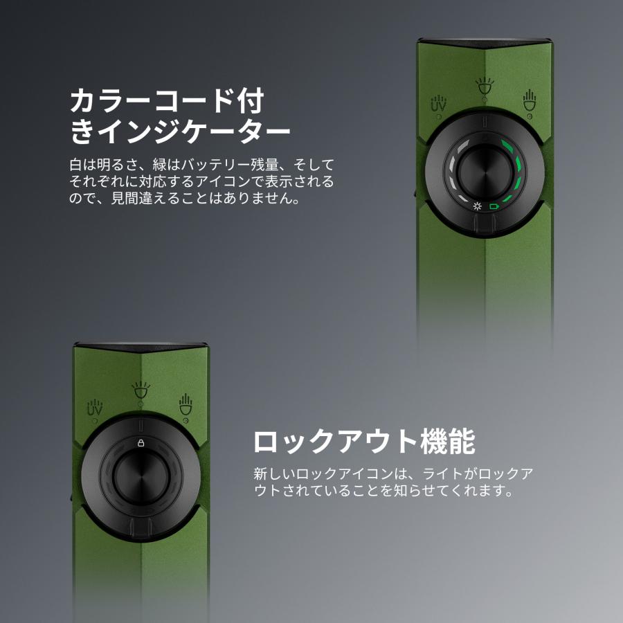 OLIGHT オーライト ArkPro マルチ光源薄型フラッシュライト アーミー