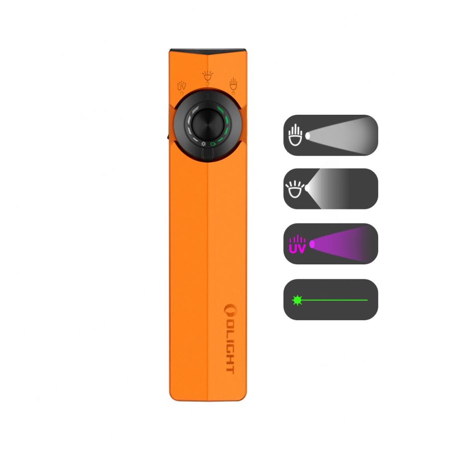 OLIGHT オーライト ArkPro マルチ光源薄型フラッシュライト オレンジ