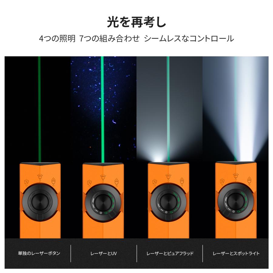 OLIGHT オーライト ArkPro マルチ光源薄型フラッシュライト オレンジ
