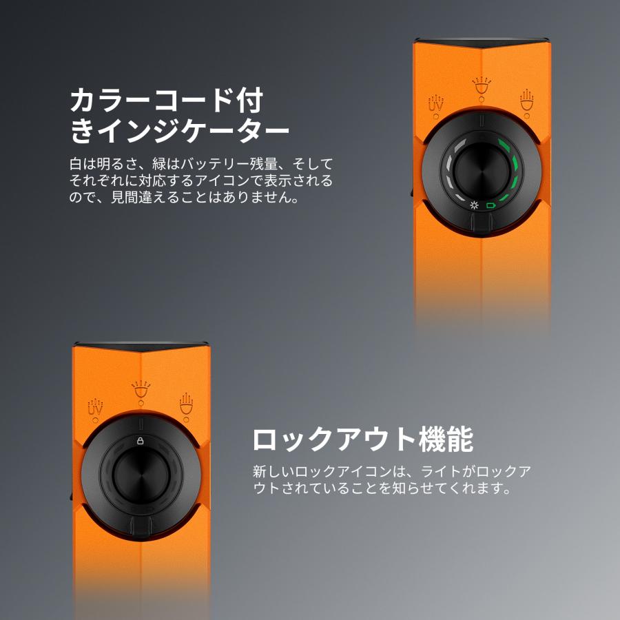 OLIGHT オーライト ArkPro マルチ光源薄型フラッシュライト オレンジ