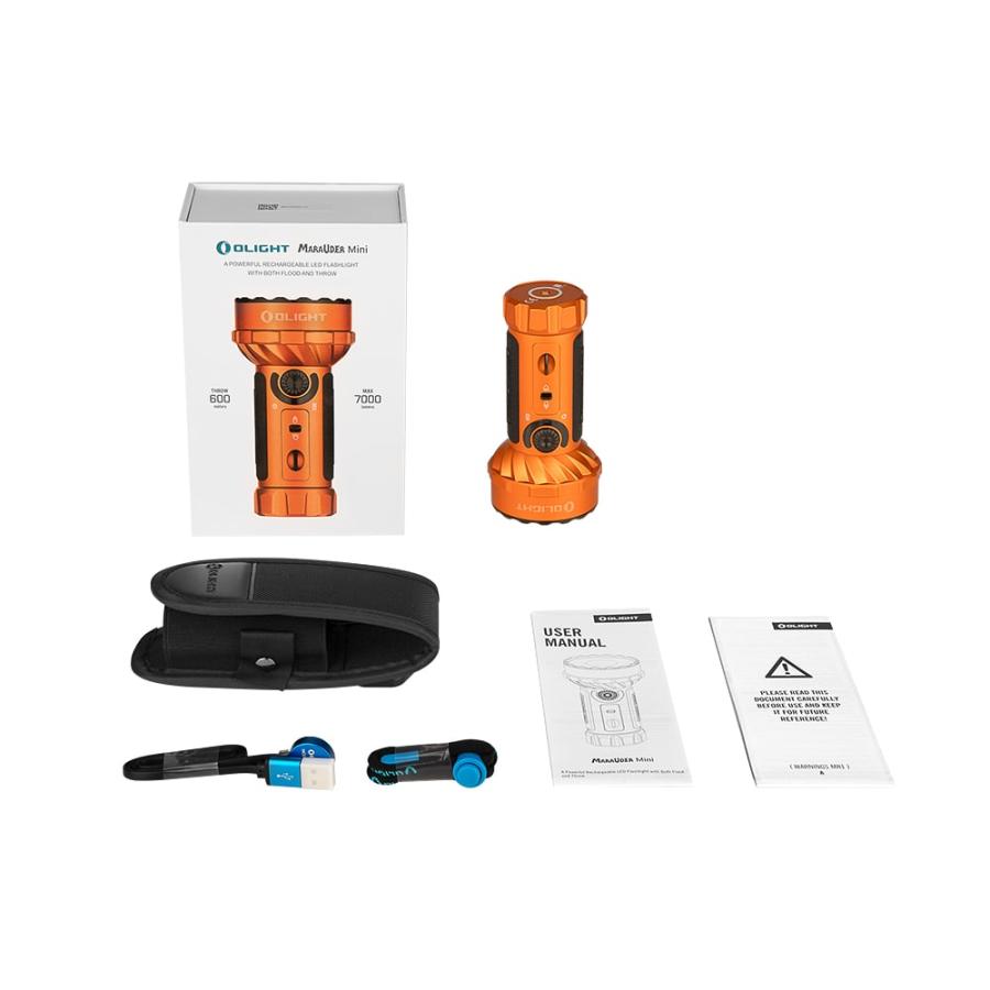 オーライト olight Marauder Mini 7000LM 防災 OLIGHT Marauder Mini 7,000 Lumens Bright Flashlight with 600