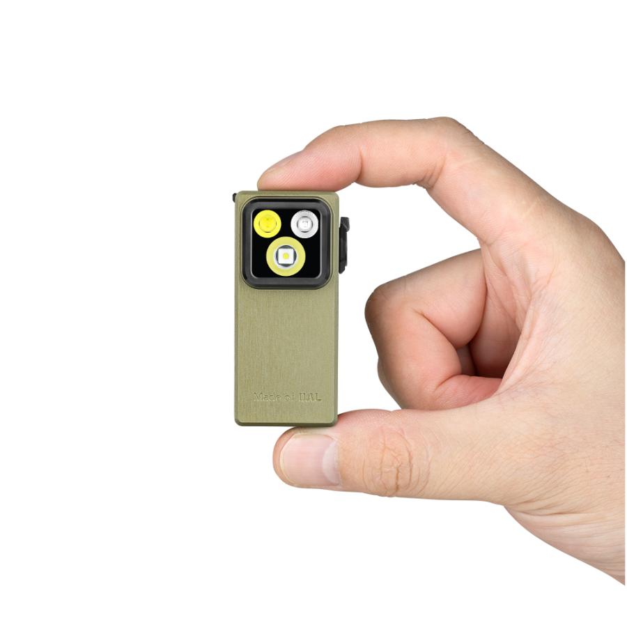 OLIGHT ミニライト 充電 オーライト Oclip Ultra OAL合金製 3-in-1