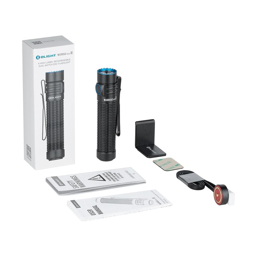 OLIGHT 懐中電灯 LED 強力 充電式 オーライト WARRIOR Mini 3