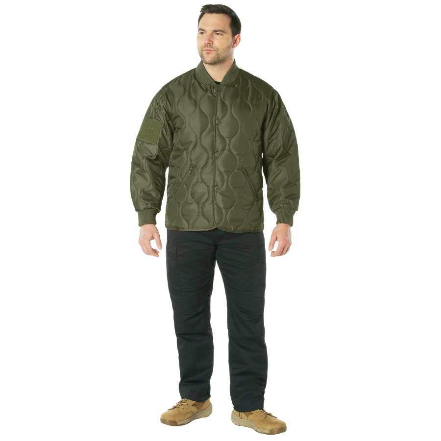 新品　ROTHCO キルティングウービージャケット カーキー　Mサイズ ROTHCO（ロスコ） キルティングウービージャケット Rothco Quilted