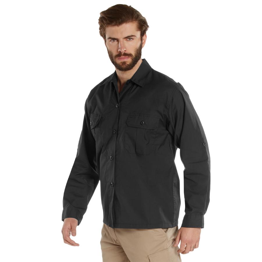 ライトウエイトタクティカル　ロングスリーブシャツ　ロスコ　ネービー　Rothco Lightweight Tactical Shirt　NAVY　10735｜pkwave｜11