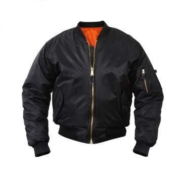 ロスコ　フライトジャケット　Rothco Enhanced Nylon MA-1 Flight Jacket　ブラック | ROTHCO