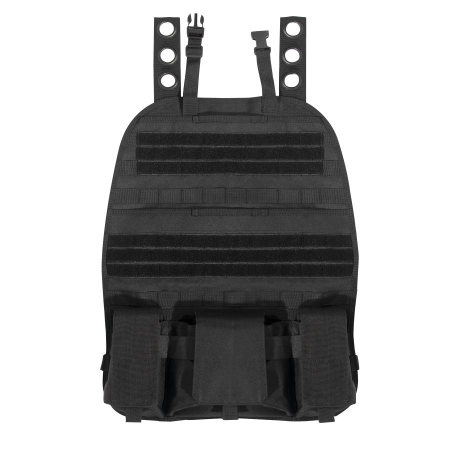 ロスコ タクティカル カー シート パネル - ブラック 3902 Rothco Tactical Car Seat Panel - Black 3902 | ROTHCO