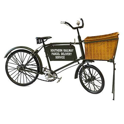 自転車模型 カゴ付きでおしゃれ グッド 自転車ミニチュア バイシクル レトロ アンティーク バイシクル 昭和スタイルブリキ 自転車雑貨 自転車雑貨 A B074n3q569 Playlife Lion堂