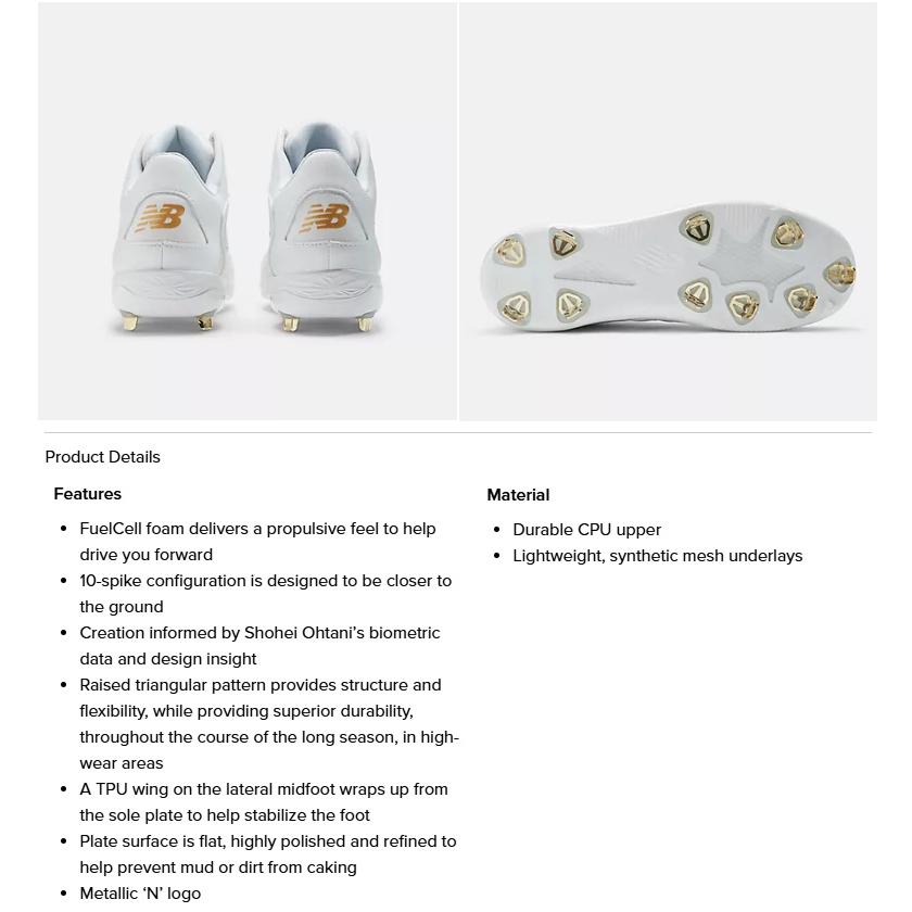 New Balance FuelCell Ohtani 1 Shoes ニューバランス 大谷翔平