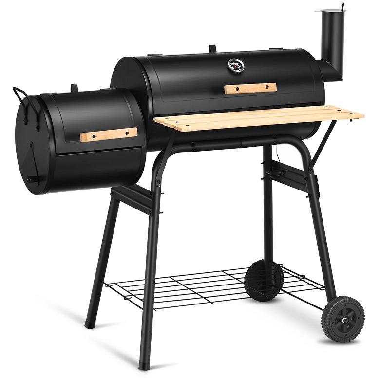 Costway Outdoor BBQ Grill Charcoal Barbecue Pit Patio Backyard Meat
