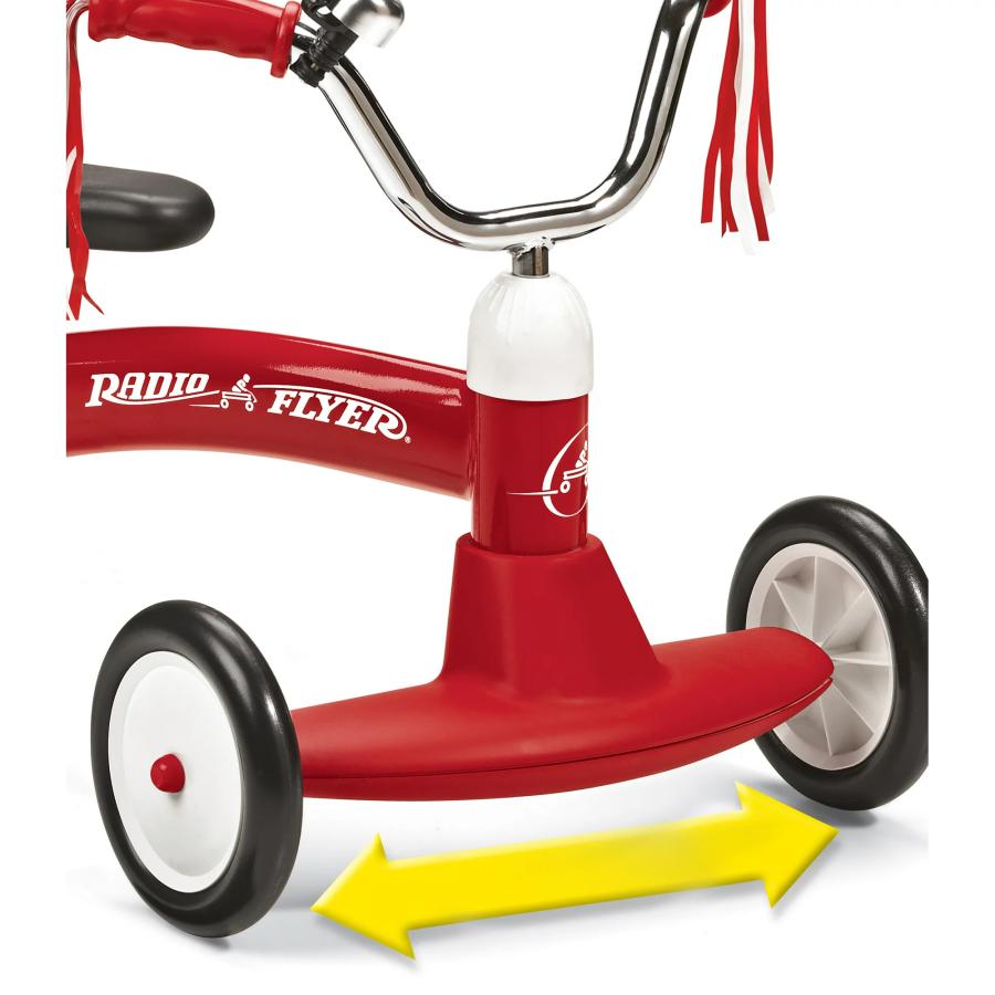 ラジオフライヤー（RADIOFLYER） Radio Flyer Scoot About Ride-on for Kids Steel Red ...