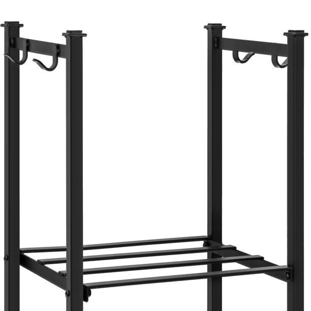 Amagabeli 28.3in Large Firewood Rack Indoor Fireplace Tool Rack 小型 薪ラック 屋内暖炉ツールラック ク4ツールウッドホルダービン薪ホルダー_3