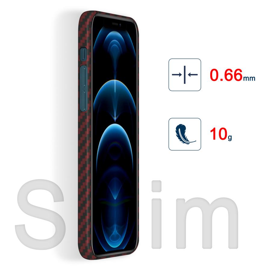 iPhone12 黒　極上品 Amazon.co.jp: 「PITAKA」MagEZ Case iPhone 12 mini 対応