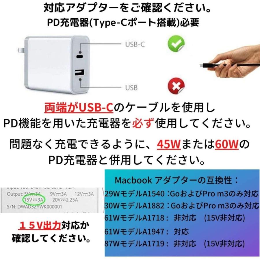 USB-C to Surface 急速充電アダプタ 15V/3A 45W PD USB-C充電器
