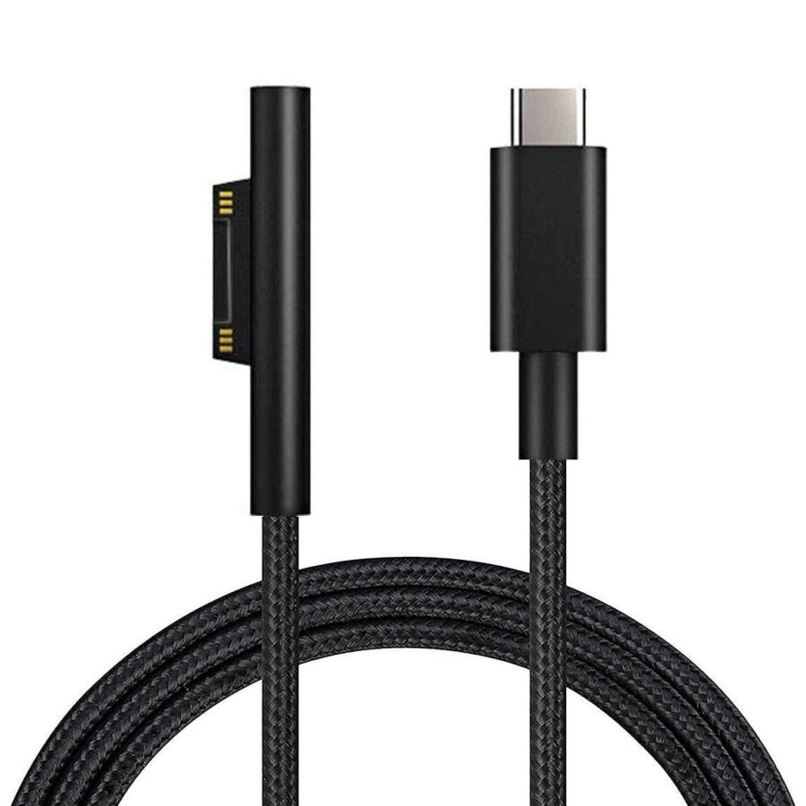 Surface USB-C オス PD 急速充電ケーブル 1.8m 45w15v以上のPD