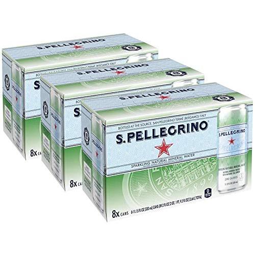 サンペレグリノ (S.PELLEGRINO) 炭酸水 缶 330ml [直輸入品] ×24本｜plab｜05