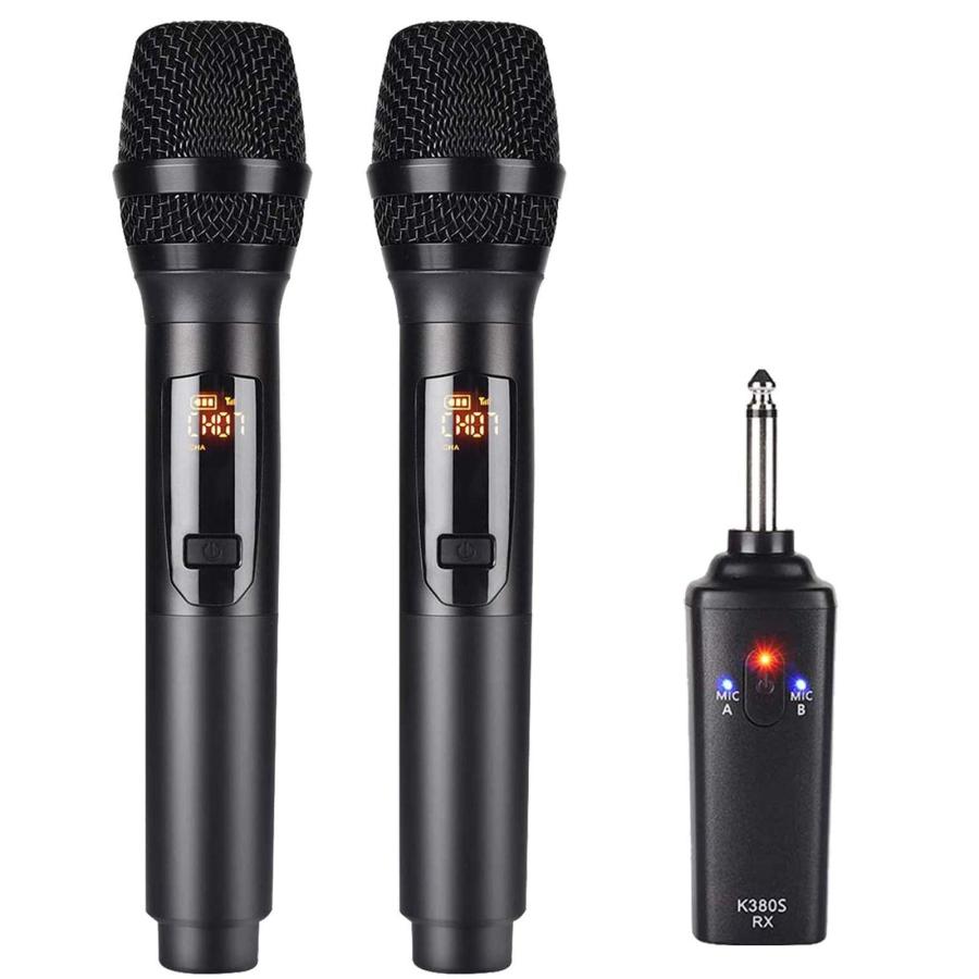Kithouse K380Sワイヤレスマイク カラオケ 無線マイク 充電式 Kithouse K380Sワイヤレスマイク カラオケ 無線マイク 充電式