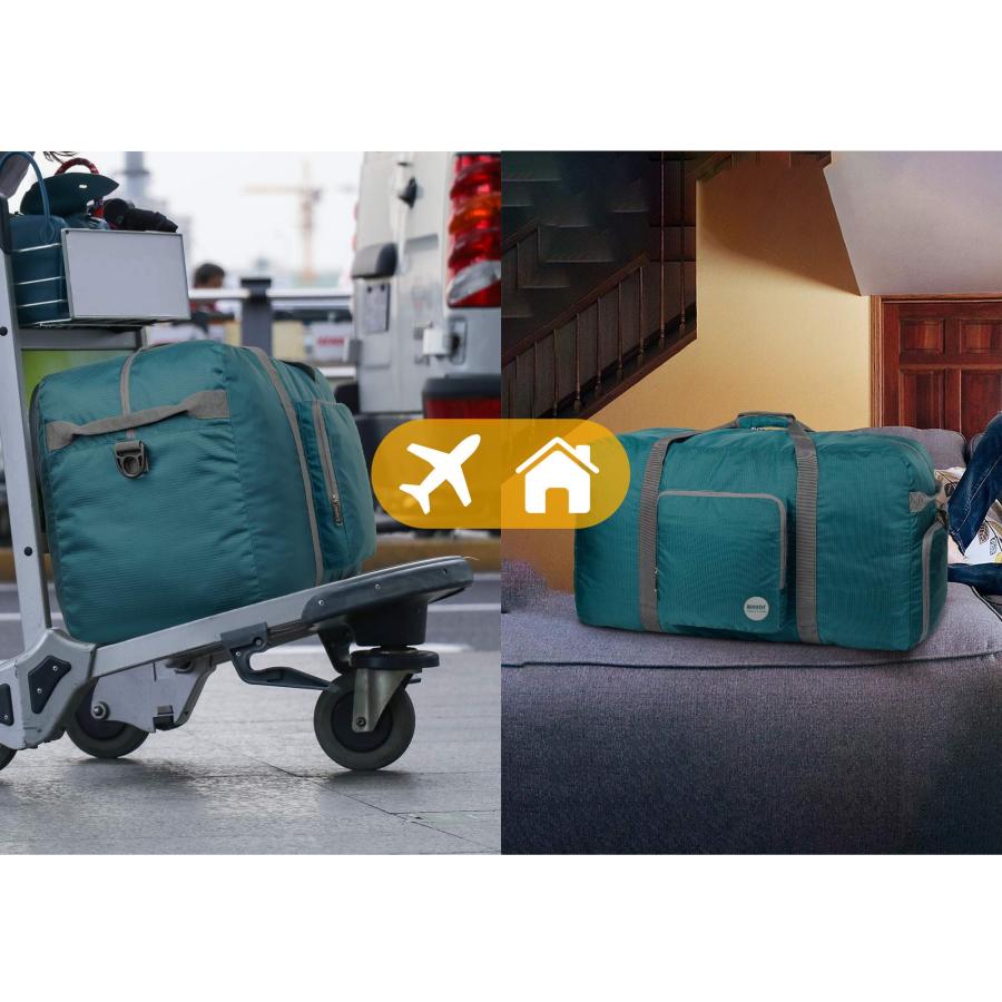 WANDF 折りたたみバッグ ボストンバッグ スポーツバッグ 40L 60L