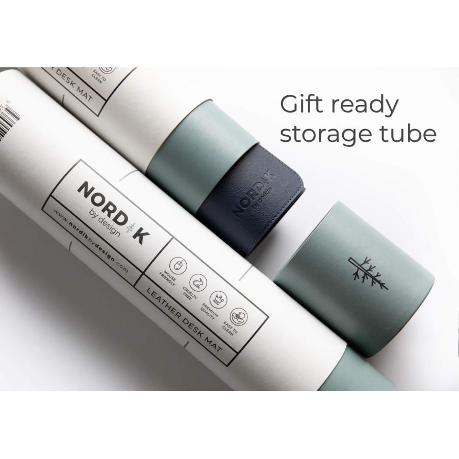 Nordikフェイクレザーデスク マット ケーブル オーガナイザー