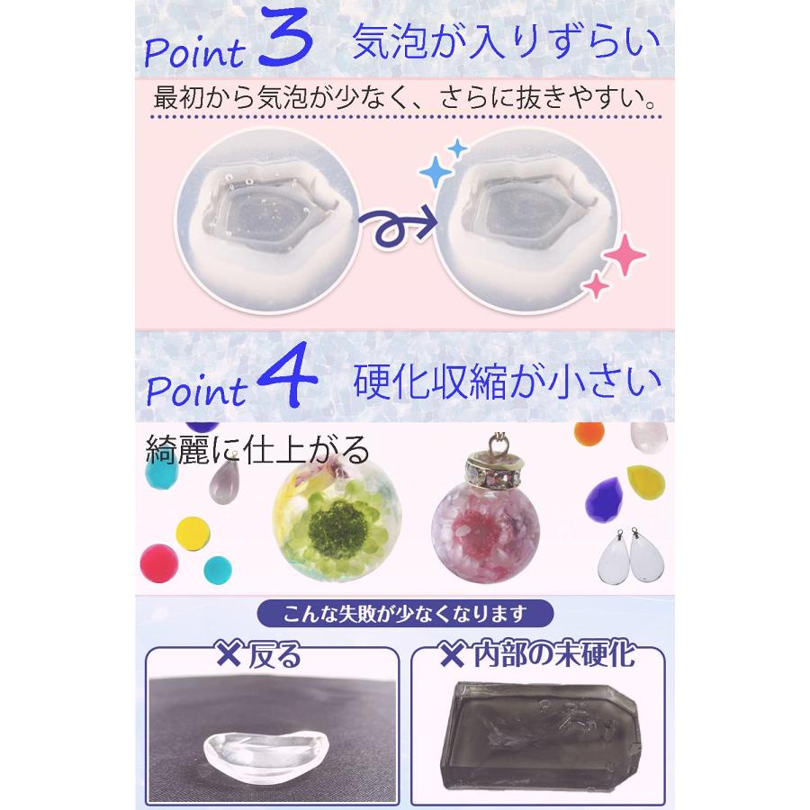 レジン液 ハード 日本製 透明 1液性 【KIKKERLAND】 UV-LED対応 (500g)