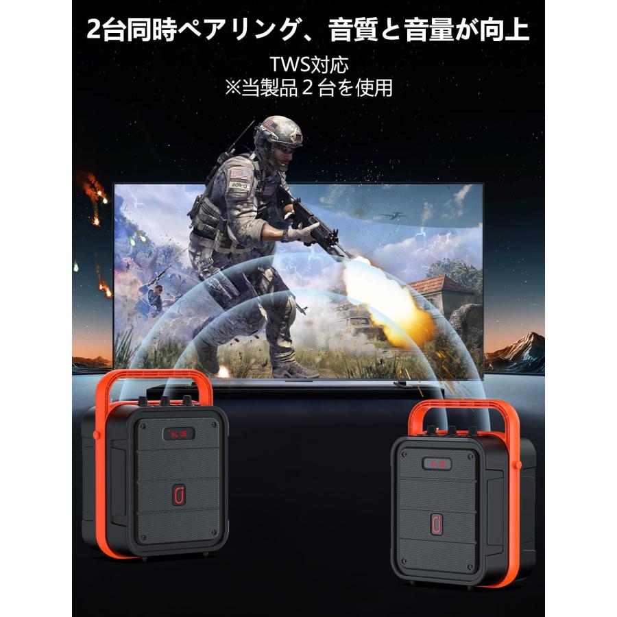 JYX スピーカーセット 拡声器 ワイヤレスマイク1本 Bluetooth JYX スピーカーセット 拡声器 ワイヤレスマイク1本 Bluetooth
