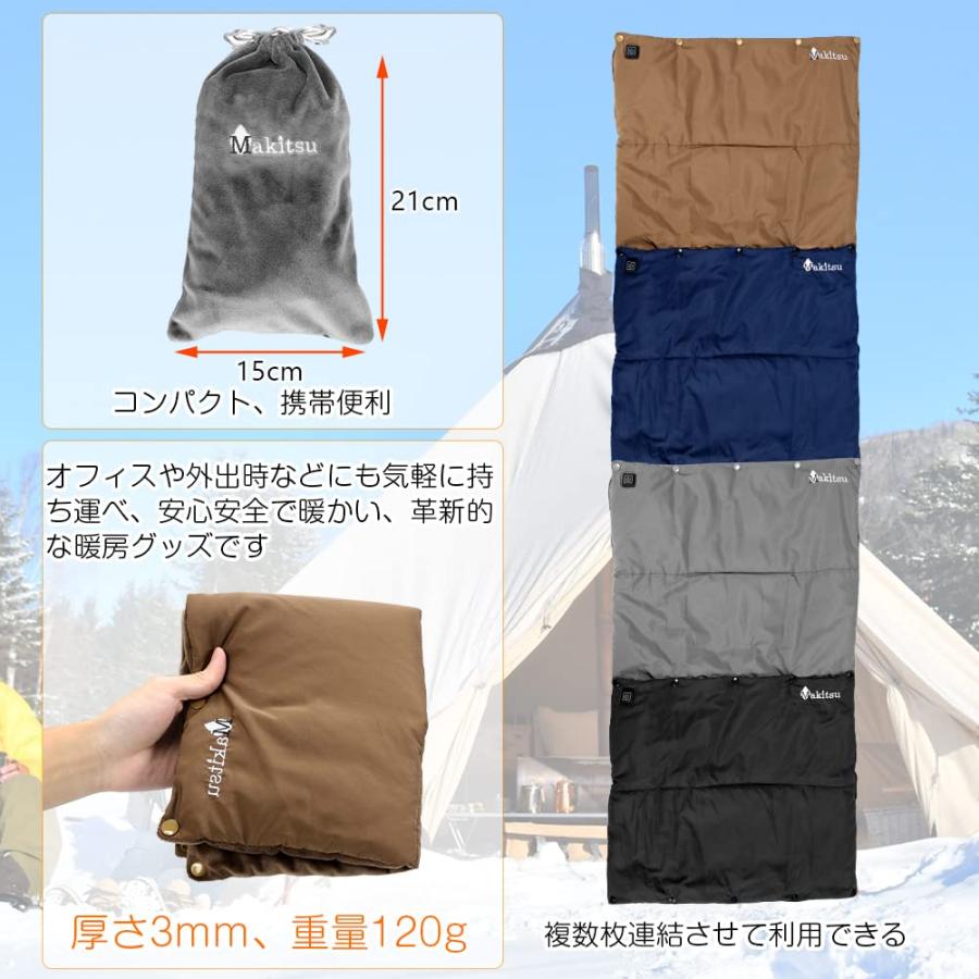 Makitsu ホットマット USB 電気マット 10秒速暖 日本製炭素繊維