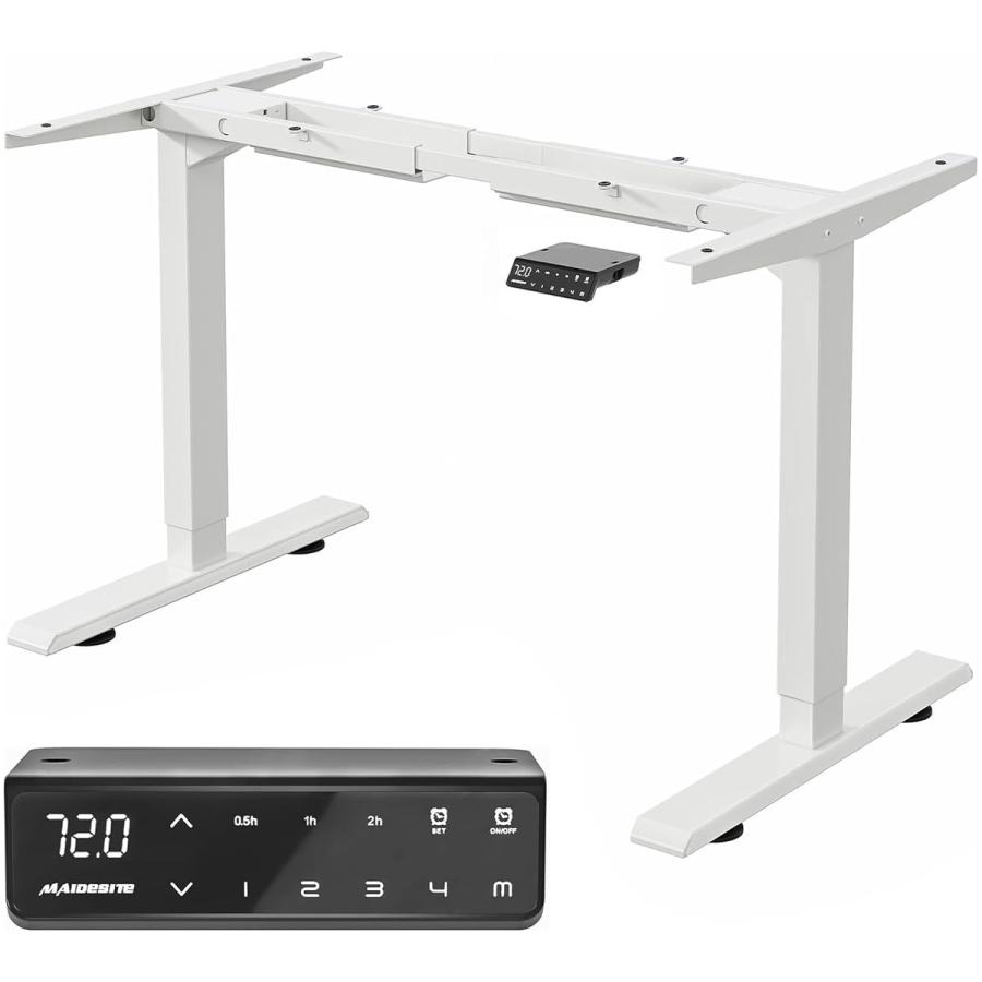 Maidesite 昇降デスク 電動 耐荷重80kg 110×60 昇降デスク 電動