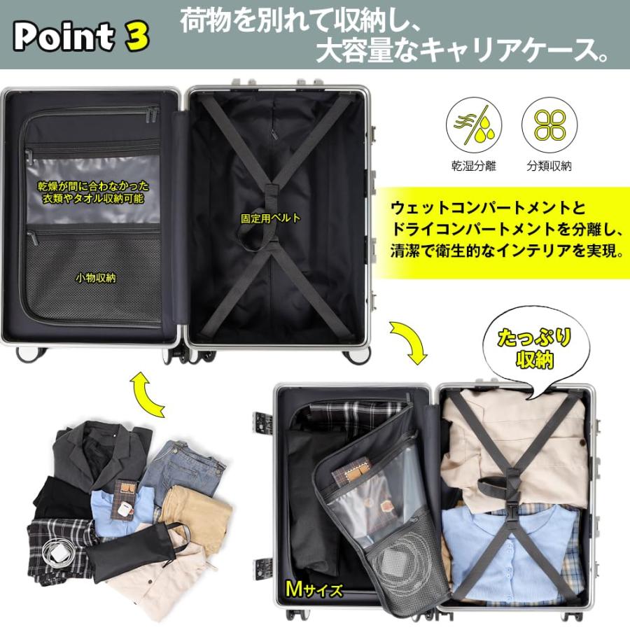 ❤️魔法小屋❤️スーツケース✨前開き✨キャスターストッパー付✨キャリーケース✨S Amazon | [魔法小屋] スーツケース 前開き キャスターストッパー
