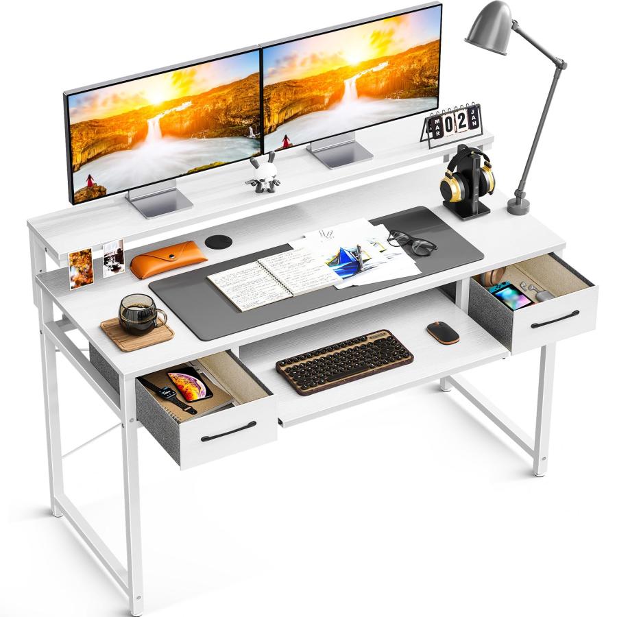 キーボードスライダー付きデスク　ODK ODK パソコンデスク キーボードスライダー付き 幅120cm