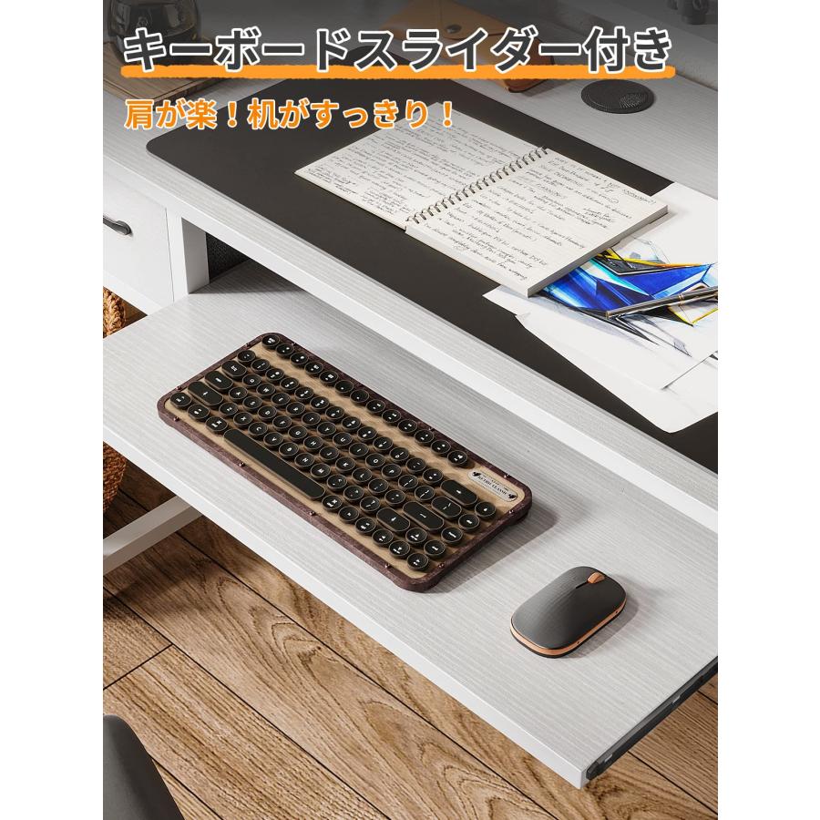 ODK パソコンデスク キーボードスライダー付き 幅120cm