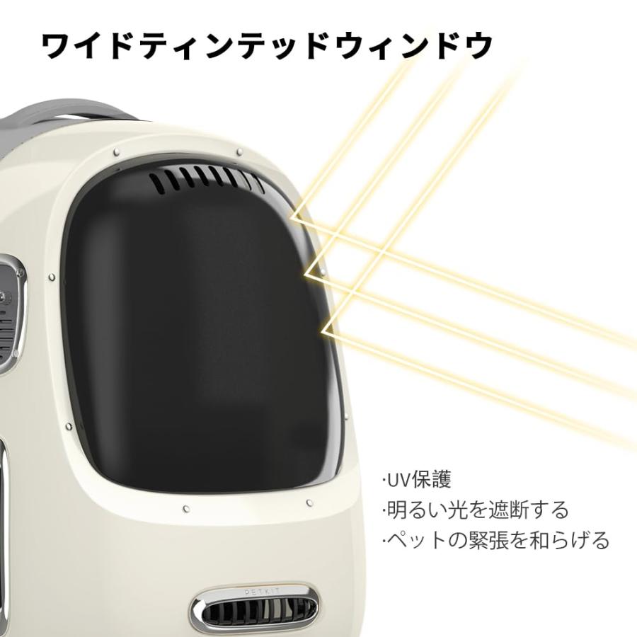 PETKIT猫用キャリーバッグ ペット 通気性 飛び出し防止機能を