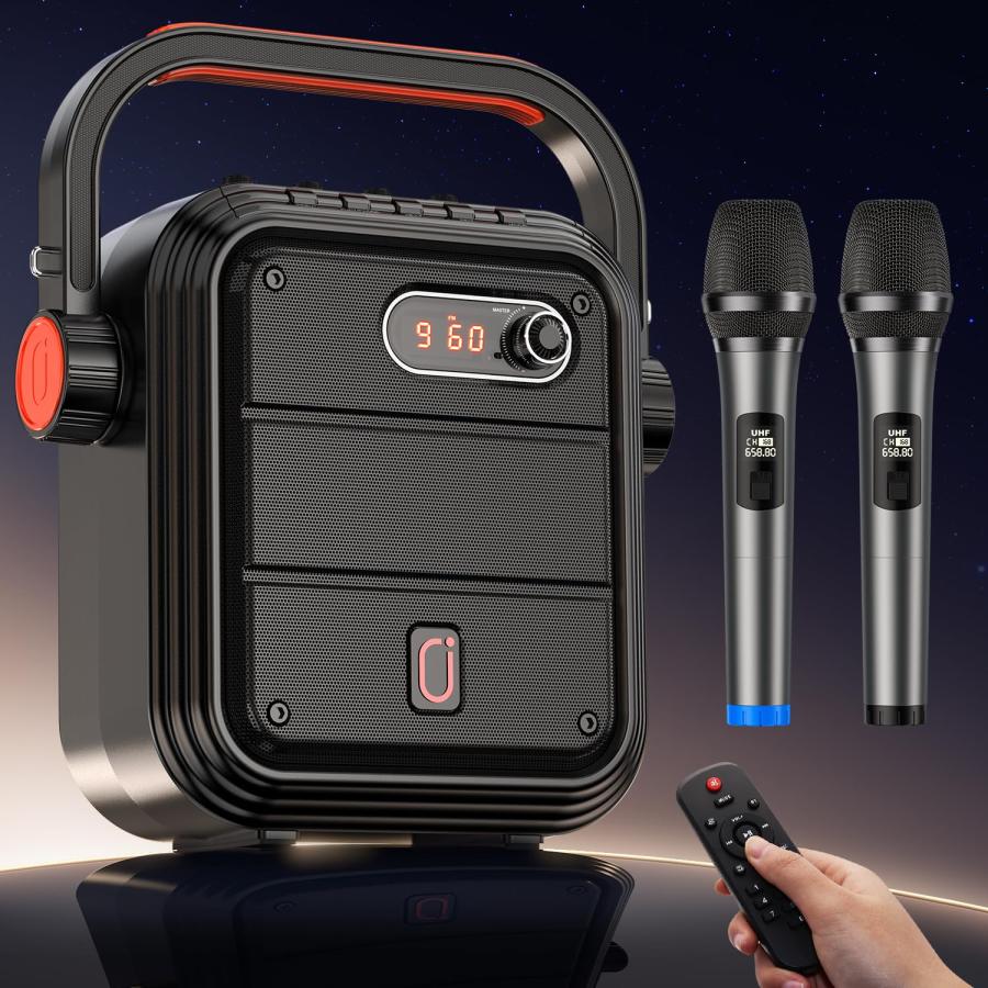 JYX ワイヤレスマイク スピーカーセット 拡声器 Bluetooth 5.0 JYX ワイヤレスマイク スピーカーセット 拡声器 Bluetooth 5.0