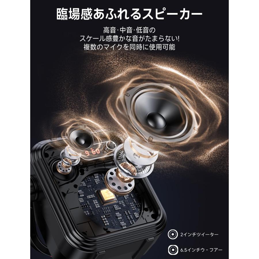 JYX ワイヤレスマイク スピーカーセット 拡声器 Bluetooth 5.0 JYX ワイヤレスマイク スピーカーセット 拡声器 Bluetooth 5.0