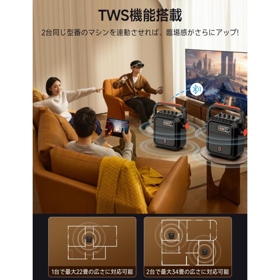 JYX ワイヤレスマイク スピーカーセット 拡声器 Bluetooth 5.0 JYX ワイヤレスマイク スピーカーセット 拡声器 Bluetooth 5.0