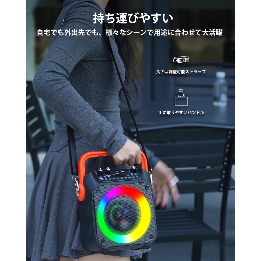 カラオケセット 拡声器 スピーカーセット 家庭用 ワイヤレス
