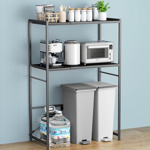 TKUIN ゴミ箱上ラック キッチンラック 幅60〜80cm ラスト1点】TKUIN