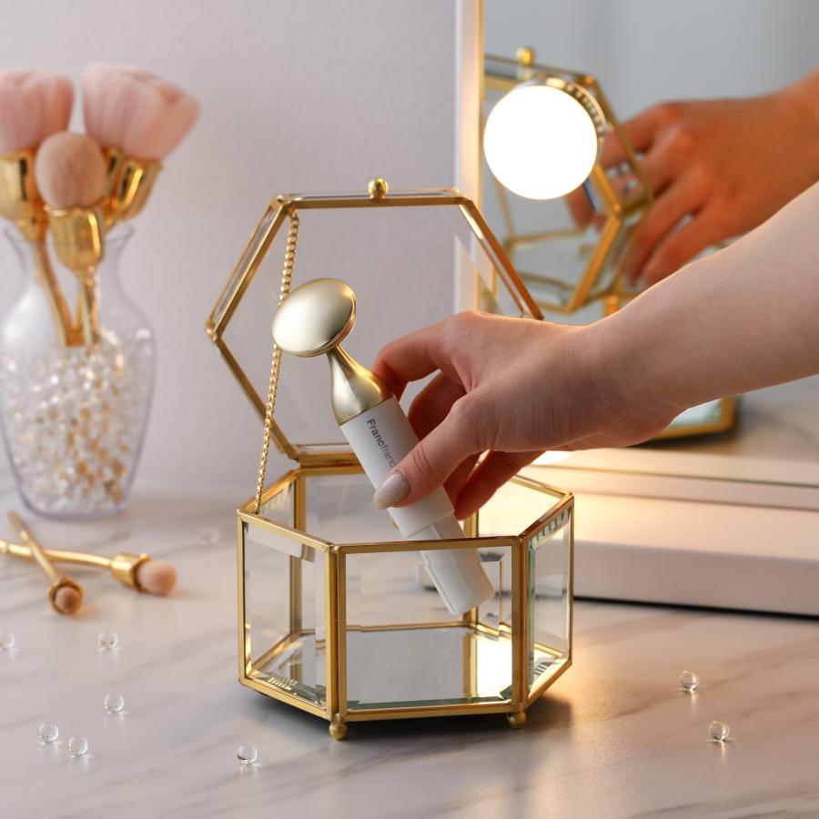 Francfranc フランフラン サロン 美顔器 ホワイト 電池式 コードレス