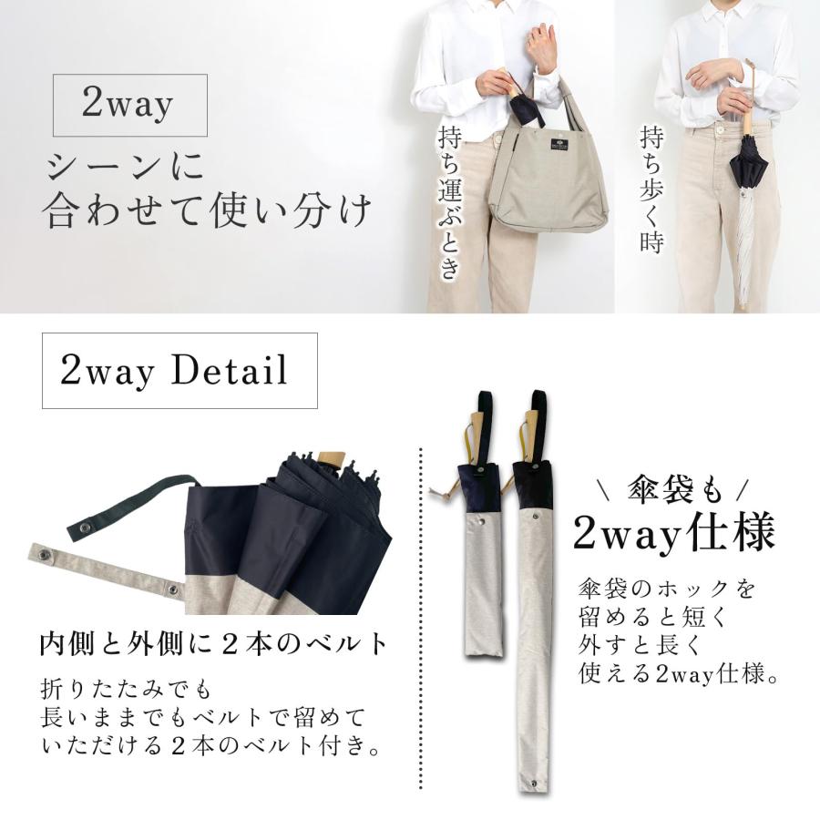 しぃちゃん　遮光　日傘 晴雨兼用 折りたたみ傘　 ブラック/ベージュ Loo＆c セール 完全遮光 日傘 晴雨兼用 傘 レディース