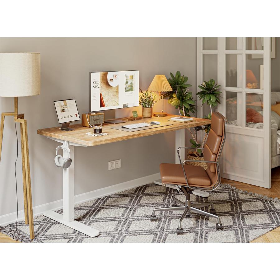 電動 昇降ローデスク スタンディングデスク 幅100cm 奥行60cm 高さ48