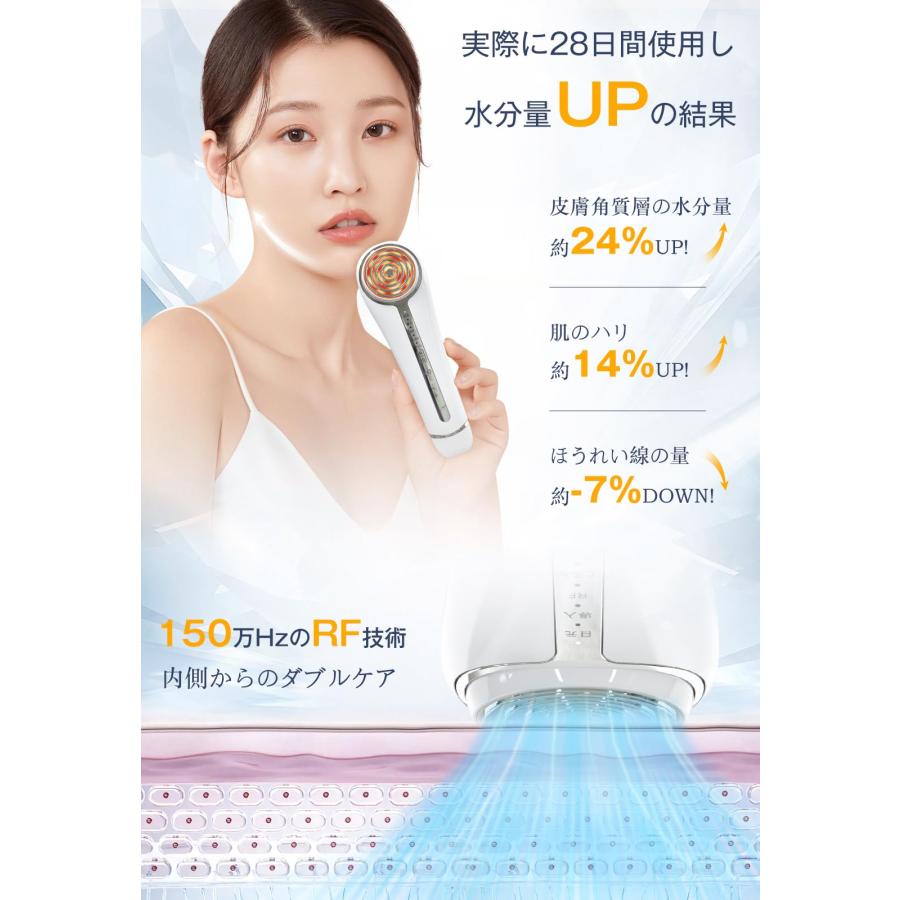 RF温冷美顔器 EMS 1台10役 光エステ Type-C充電式 Amazon.co.jp: 美顔器 RF 温冷美顔器 ems LED光 EP 温冷ケア 1台