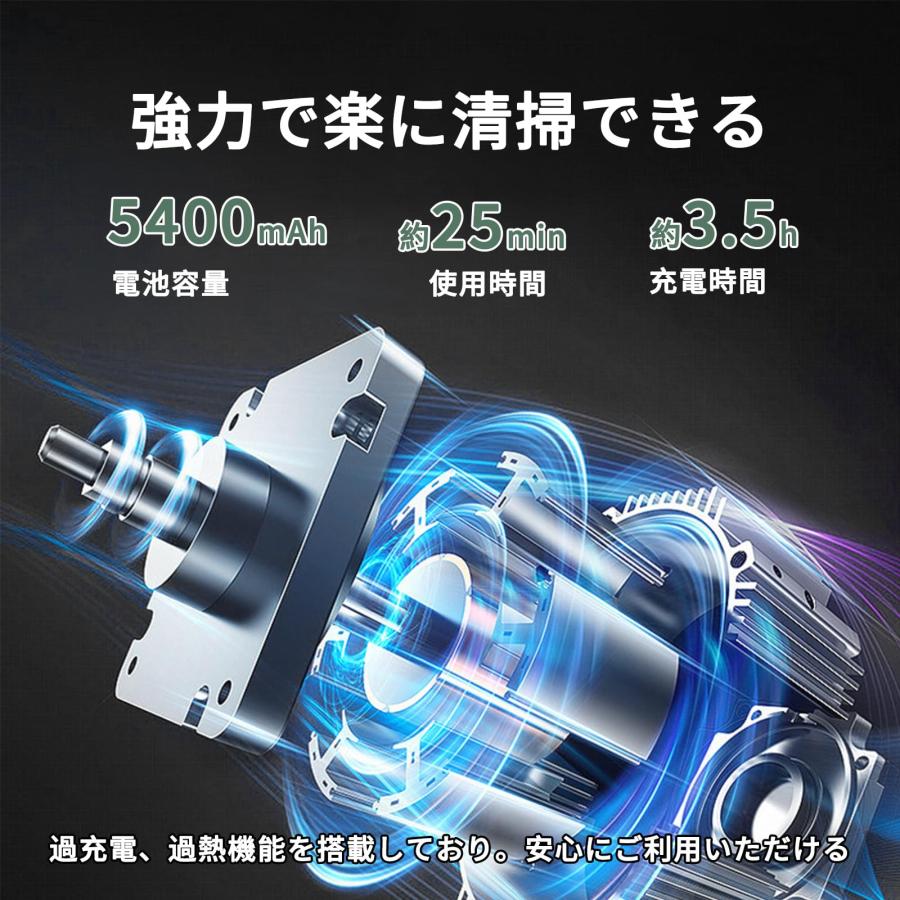 vnosaa 掃除機 コードレス 【2024革新モデル&12000pa 超強力吸引