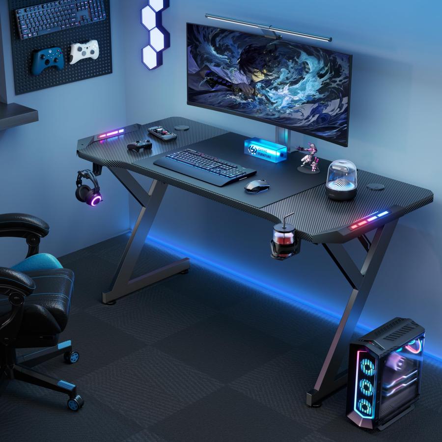 HLDIRECT ゲーミングデスク LED付き「メーカー2年保証」 幅160cm HLDIRECT ゲーミングデスク LED付き「メーカー2年保証」 幅160cm