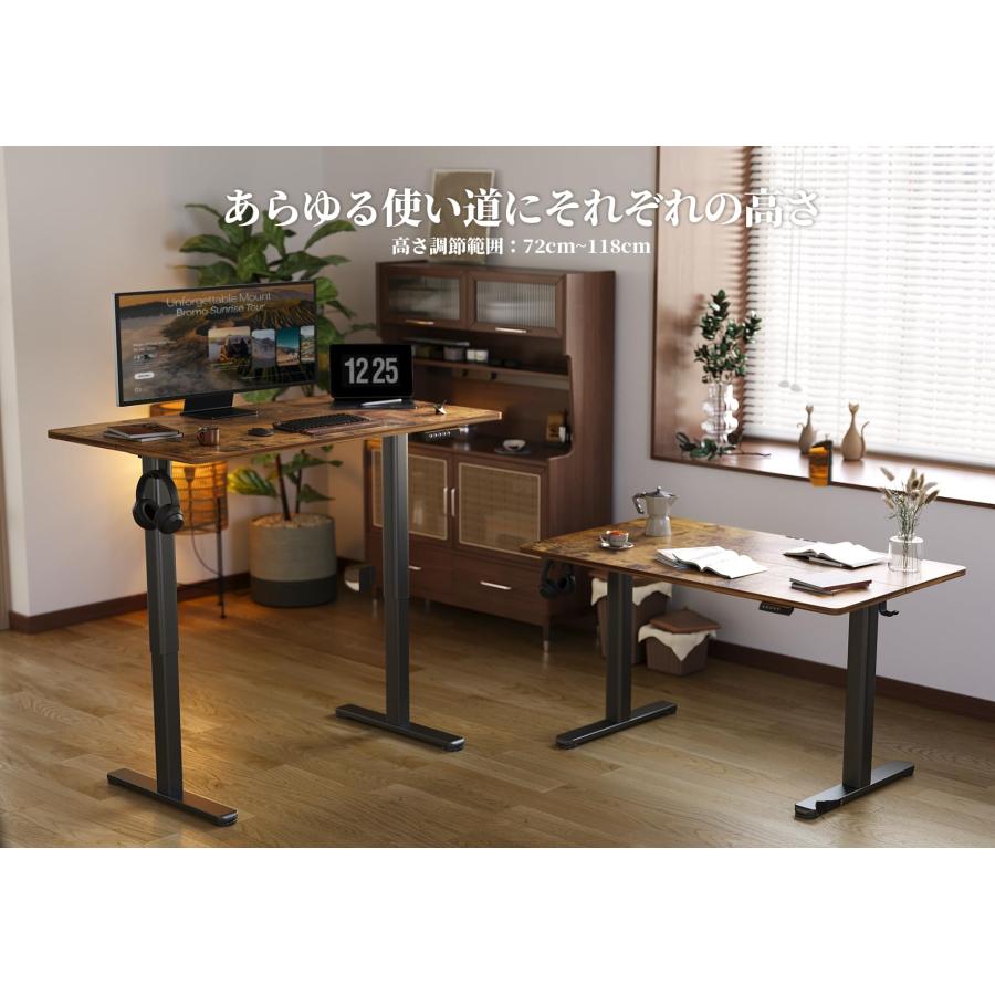 Claiks 昇降デスク 初心者向け スタンディングデスク 電動 パソコン