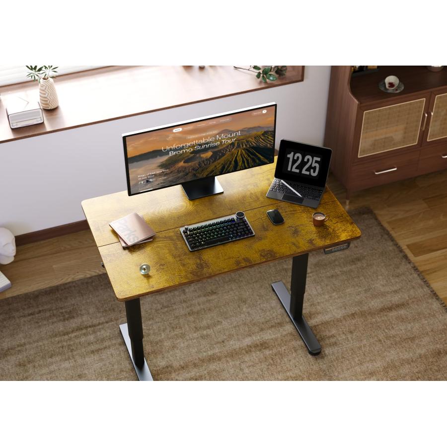 Claiks 昇降デスク 初心者向け スタンディングデスク 電動 パソコン