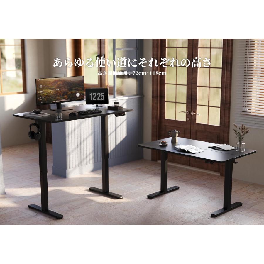 【新品未使用】Claiks 電動昇降デスク 幅100cm*奥行60cm Amazon.co.jp: Claiks 昇降デスク 電動 スタンディングデスク