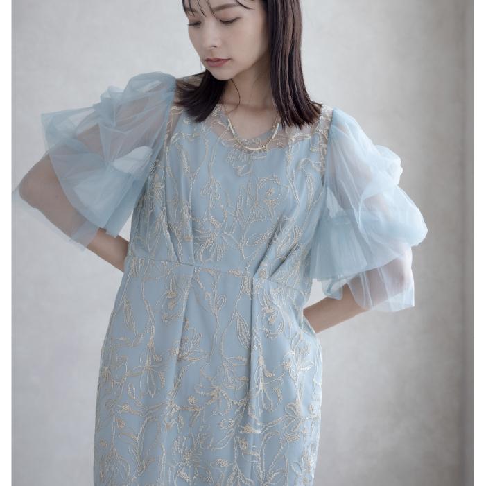 LE'RURE 【 LERURE 】9382 パーティードレス 結婚式 ワンピース