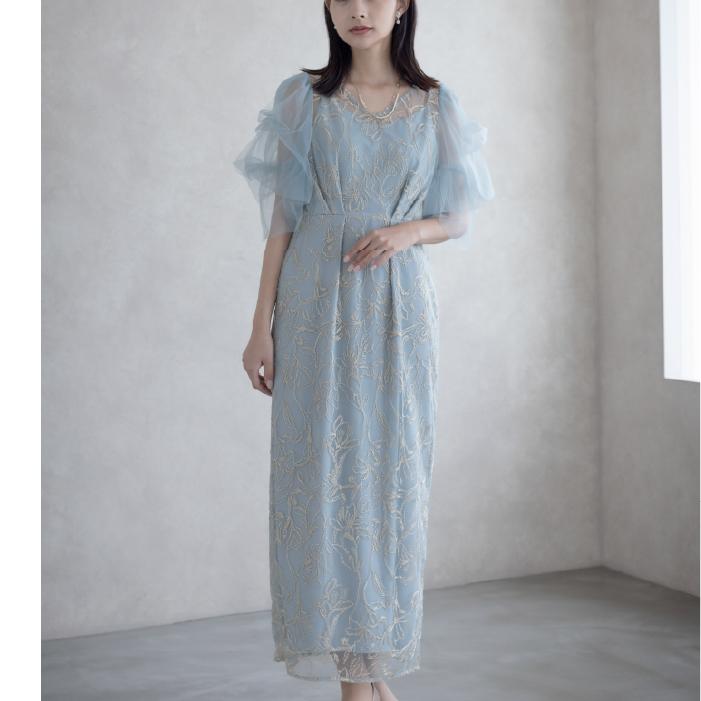 LE'RURE 【 LERURE 】9382 パーティードレス 結婚式 ワンピース