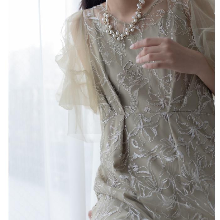 LE'RURE 【 LERURE 】9382 パーティードレス 結婚式 ワンピース